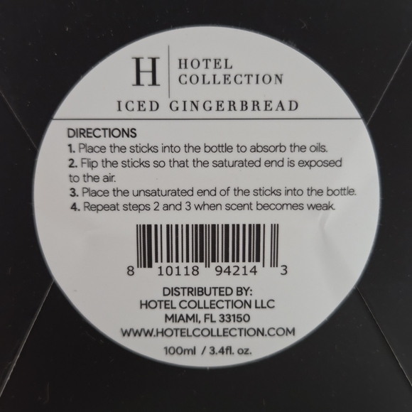 Hotel Collection Reed Diffuser - Black Packaging - Picture 2 of 3